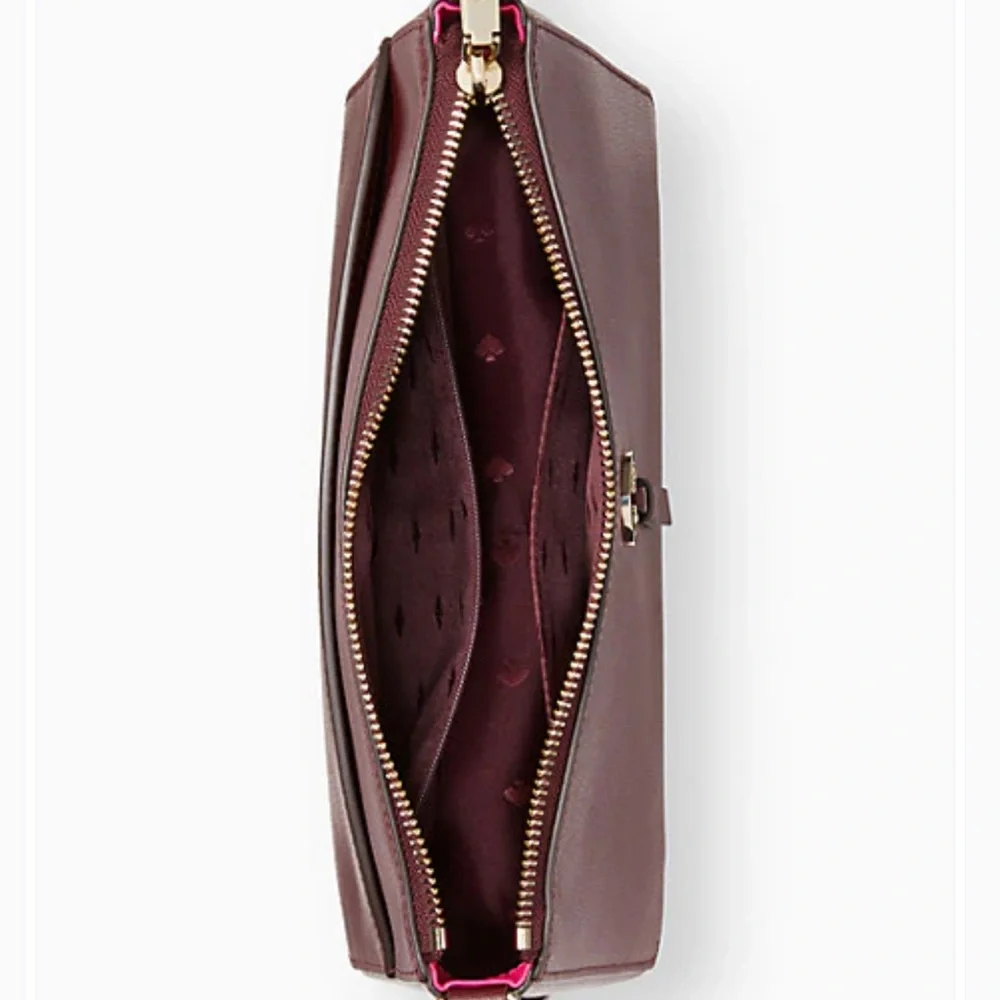 Kate Spade New York Adel medium top zip crossbody satchel
Cherrywood
NWT - Picture 16 of 16